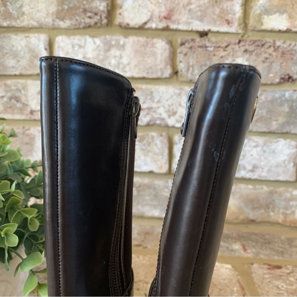 Michael Kors | Parson Chocolate Brown Tall Boots | 7 - Picture 3 of 14